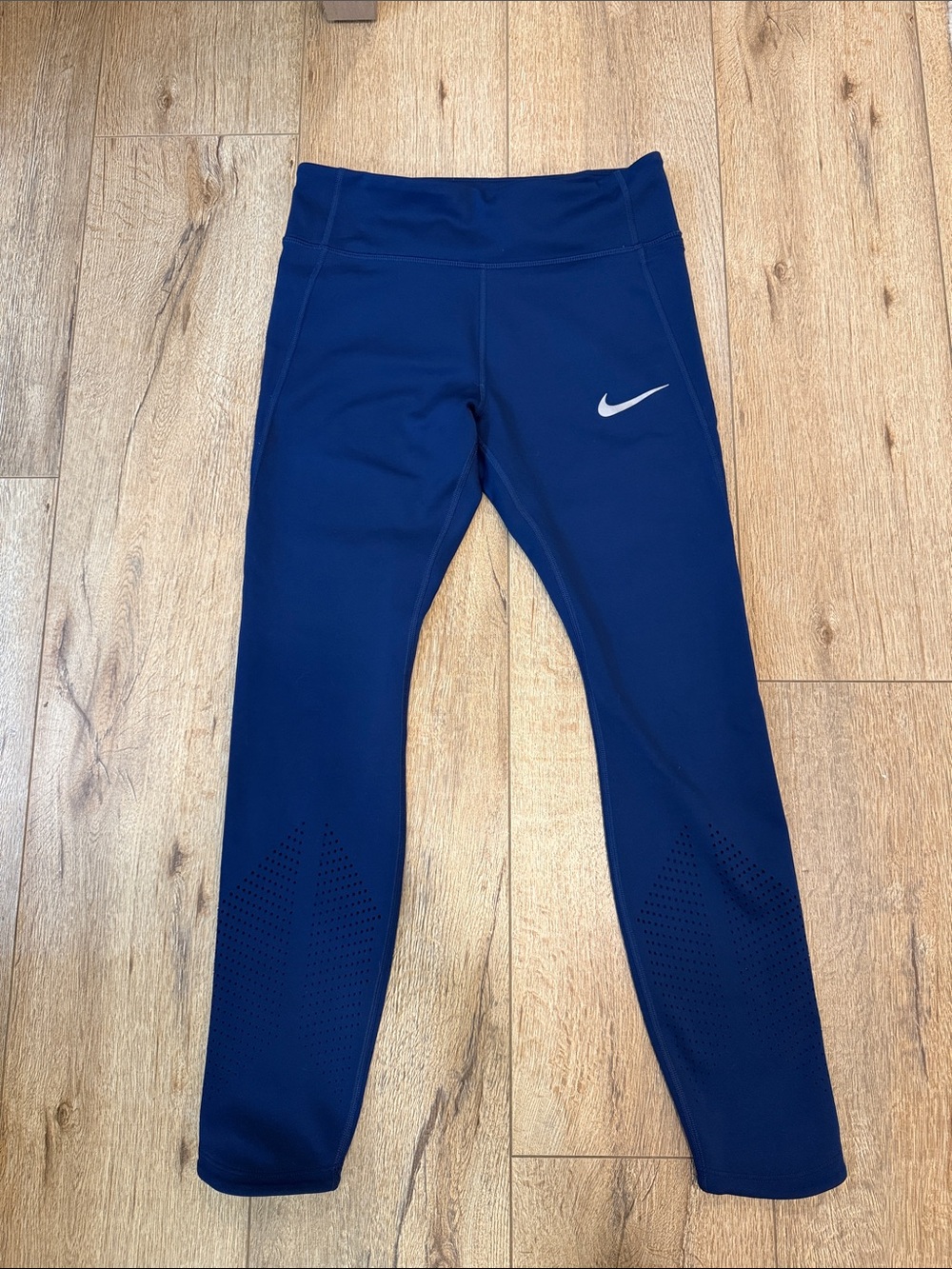 Nike Dri-FIT Navy Blue Ankle Leggings